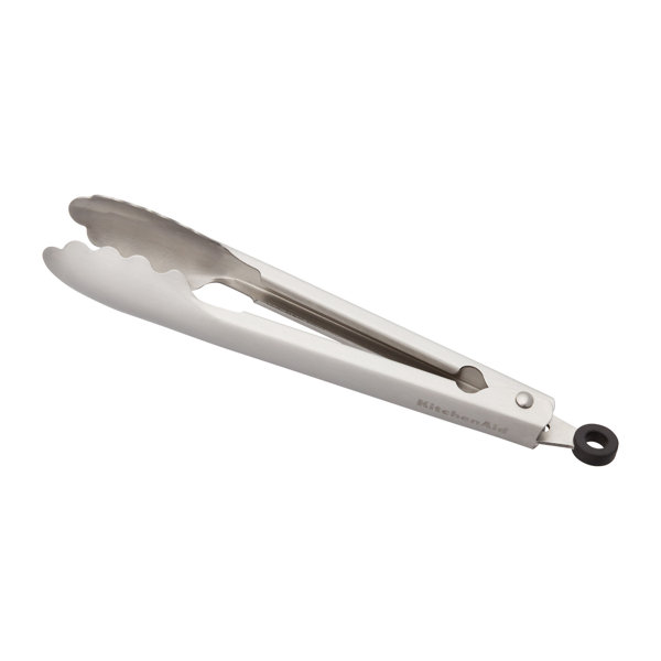 KitchenAid® Gourmet Stainless Steel Serving Tongs with Hang Hook and